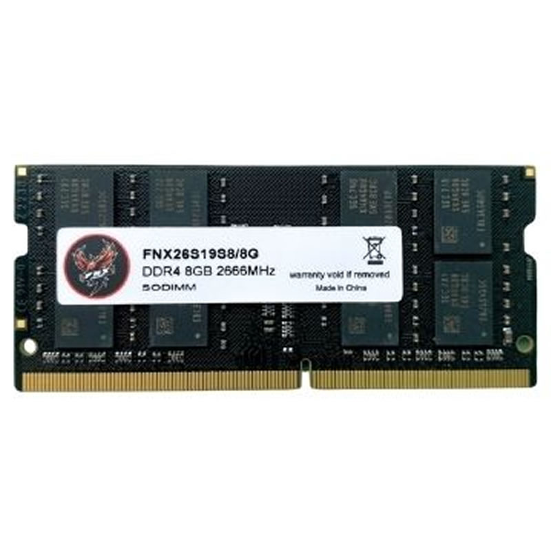 MEMORIA NOT DDR4 8GB/2666MHZ  FNX26S19S8/8G