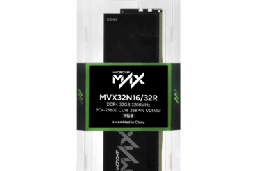 MEMORIA RAM DDR4 32GB 3200MHZ MACROVIP MAX PRETO MVX32N16/32 # - Imagem 1