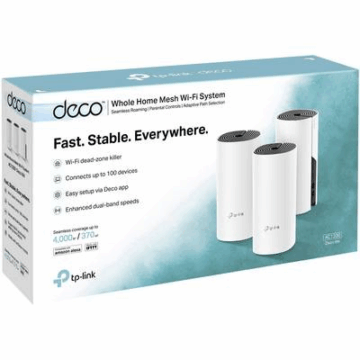 ROTEADOR TP-LINK DECO M4 3-PACK WHOLE-HOME NESH WI-FI AC1200 #